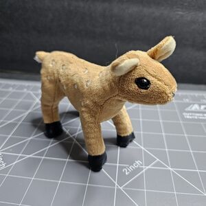Folkmanis Finger Puppet Deer Fawn Brown Plush Baby Doe 5" Stuffed Animal